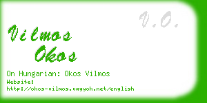 vilmos okos business card